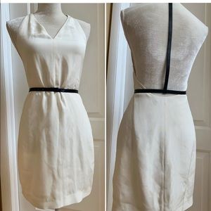 ALEXANDER WANG Ivory Open Back Mini Dress 0